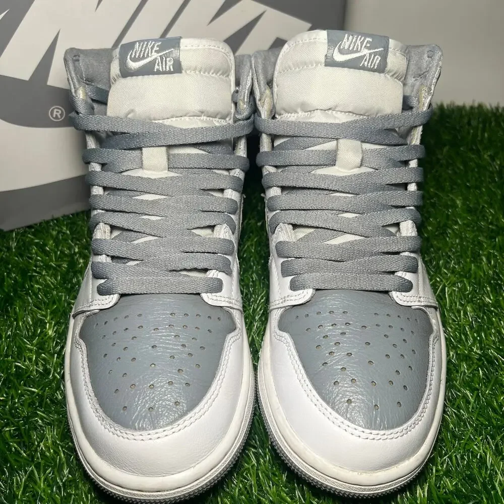 Nike Air Jordan 1 Retro High OG 'Stealth' Gray/White (555088-037)-Men US 8